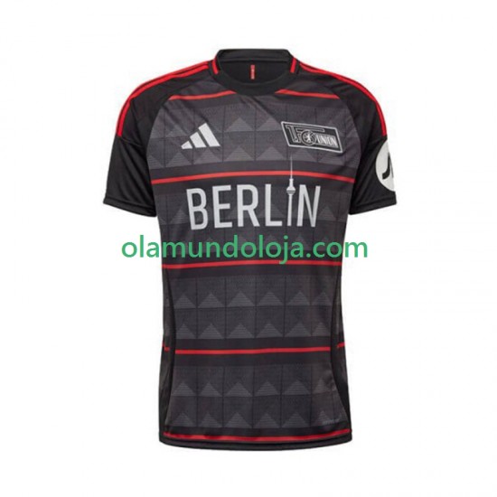 Camisola Union Berlin Homem Equipamento Segundo 2025-2026 Manga Curta